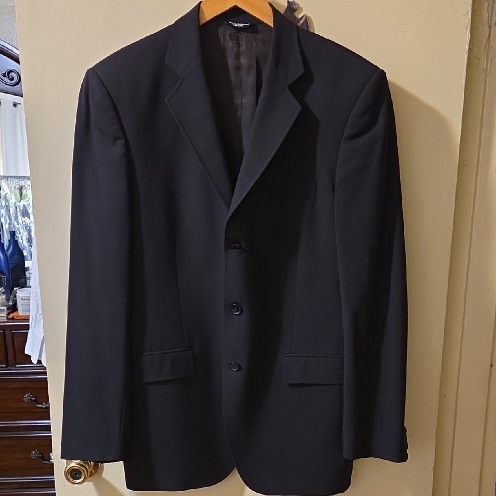 Dolce & Gabbana Classic Black Sport Coat